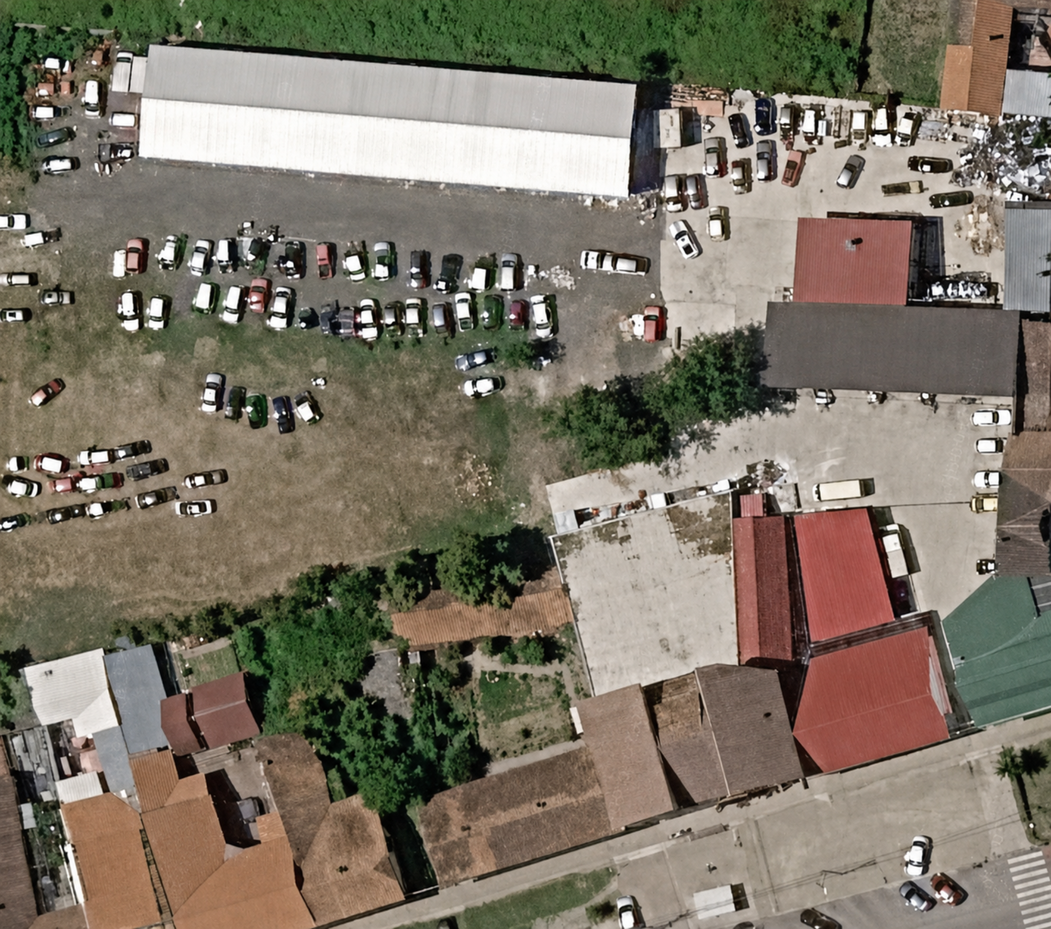 Locatia Passion Paint vazuta din satelit
